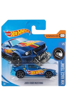 Hot Wheels - 2005 Ford Mustang - 2019 - Mavi - Dty65 1/64 Hot Wheels - 2005 Ford Mustang - 2019 - Mavi - Dty65 1/64