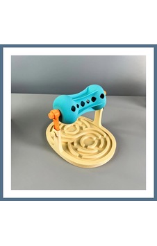 Buradabulabilirsin 3d Baskı Labirentli Köpek Ve Kedi Zeka Oyuncağı Dönen Ödül Silindirli Yavaş Yeme Aktivite - Turkuaz Krem Bbz Buradabulabilirsin 3d Baskı Labirentli Köpek Ve Kedi Zeka Oyuncağı Dönen Ödül Silindirli Yavaş Yeme Aktivite - Turkuaz Krem Bbz