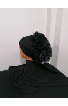 İç Bone Siyah Renk - Yasmin She - Tesettür Bone Siyah