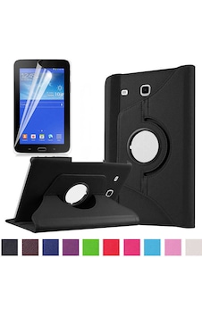 Galaxy Tab 3 Lite 7.0 T110 Uyumlu Zore Dönebilen Standlı Kılıf-siyah Tablet Kılıfı Galaxy Tab 3 Lite 7.0 T110 Uyumlu Zore Dönebilen Standlı Kılıf-siyah Tablet Kılıfı