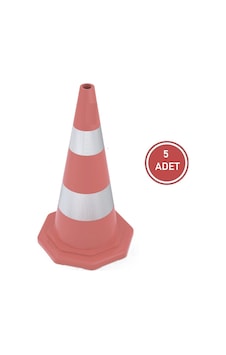 5 Adet Çift Reflektifli Trafik Konisi 700mm Ecolıght 5 Adet Çift Reflektifli Trafik Konisi 700mm Ecolıght