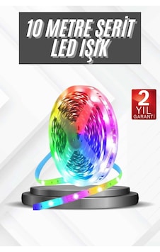 Rgb Şerit Led 10 Metre Led Işık Kumanda İle Rgb Rgb Şerit Led 10 Metre Led Işık Kumanda İle Rgb