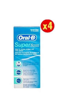 Oral-B Super Floss Diş İpi 50'li x 4 Paket Oral-B Super Floss Diş İpi 50'li x 4 Paket