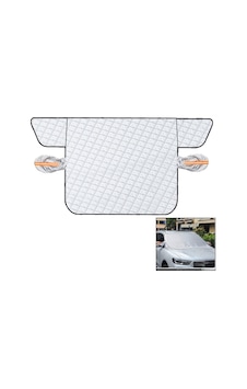 Mega Everest Oto Ve Araç Branda 230x120cm Buz Önleyici Ayna Kapaklı Emniyet Kanatlı Kapı Sıkıştırma