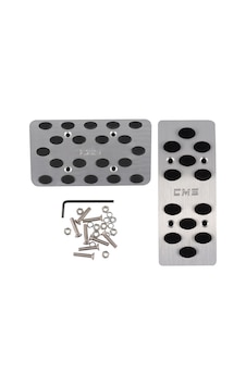 Oto Aksesuarcım Cms Universal Otomatik Metal Pedal Seti 2 Parça Pdl25