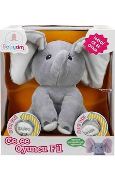 Babycim Cee-ee Oyuncu Jumbo Fil Gri