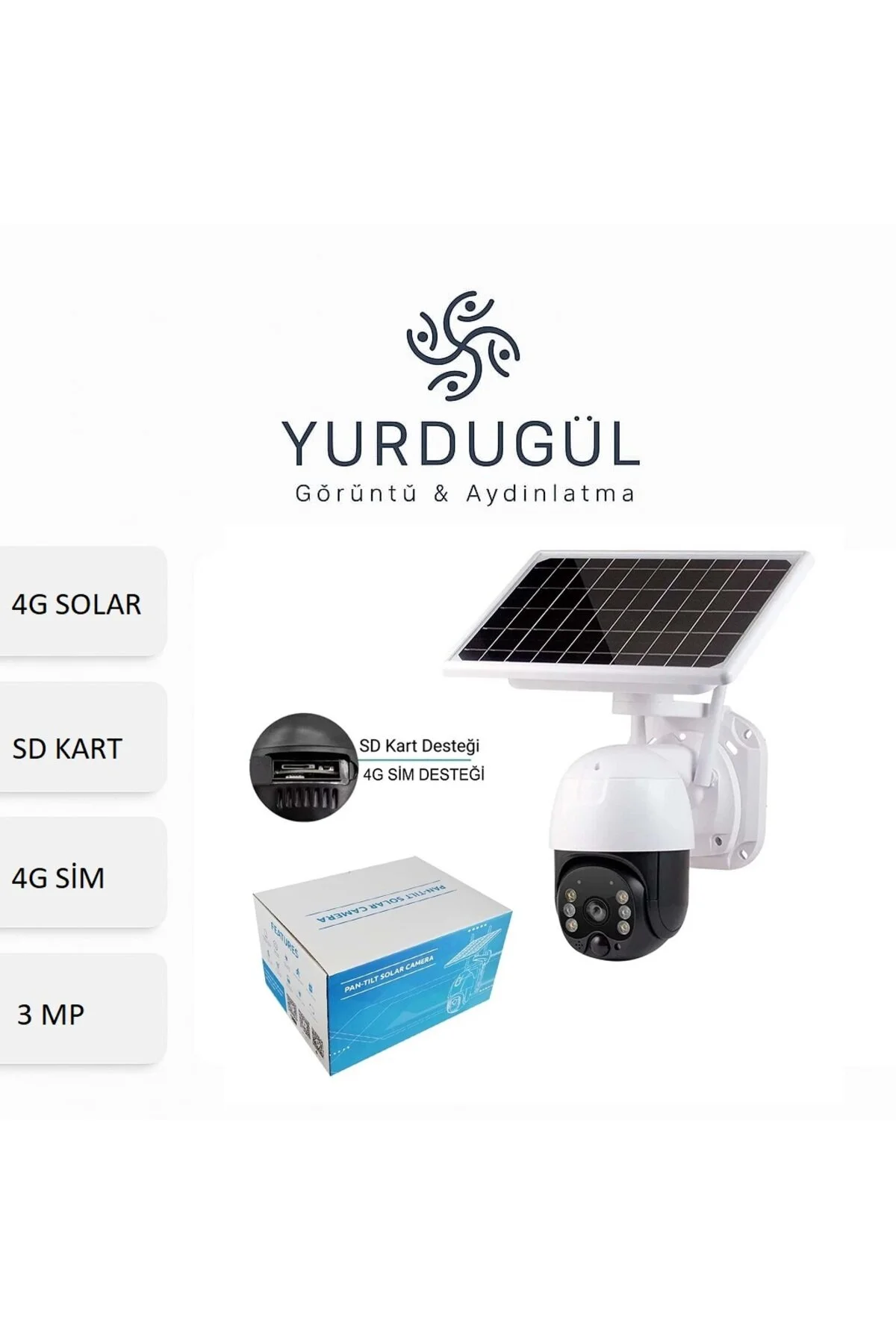 Av-m06 4g-solar 3mp Sim Kartlı 4g Ptz Kamera