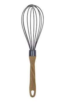 Ahşap Saplı Silikon Çırpıcı 29 Cm Ahşap
