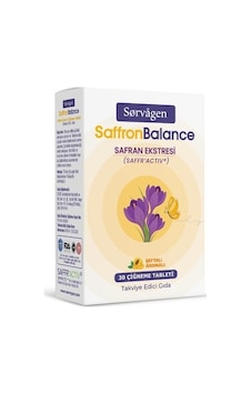 Sorvagen Saffronbalance Safran 30 Çiğneme Tableti Sorvagen Saffronbalance Safran 30 Çiğneme Tableti