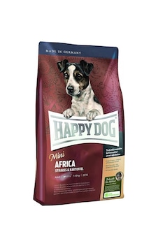 Happy Dog Mini Africa Deve Kuşu Etli ve Patatesli Küçük Irk Yetişkin Köpek Maması 4 KG Happy Dog Mini Africa Deve Kuşu Etli ve Patatesli Küçük Irk Yetişkin Köpek Maması 4 KG
