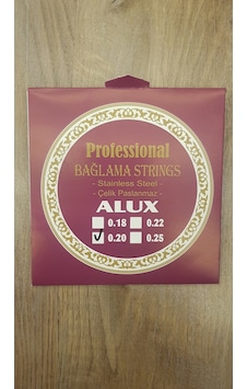 Alux Bağlama Teli 0.20 Mızrap Hediyeli Alux Bağlama Teli 0.20 Mızrap Hediyeli