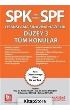 Spf Lisanslama Sınavına Hazırlık Düzey 3 Tüm Konular / Komisyon Spf Lisanslama Sınavına Hazırlık Düzey 3 Tüm Konular / Komisyon