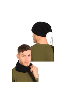Ritagarcia Unisex Polar Siyah Boyunluk 2'li Set Siyah Ritagarcia Unisex Polar Siyah Boyunluk 2'li Set Siyah