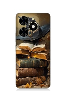 Tecno Spark 20 Uyumlu Büyücü Şapka Desenli Silikon Kılıf