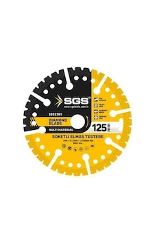 Sgs2361 - 125mm Çok Amaçlı Multı-materıal Elmas Kesme Diski Sgs2361 - 125mm Çok Amaçlı Multı-materıal Elmas Kesme Diski