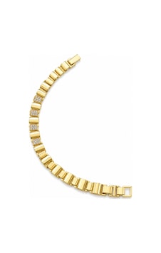 Balenbi Jewelry 14k Gold Renk Zirkon Taş Detaylı Premium Kararmaz Çelik Kadın Bileklik 1186 Altın Balenbi Jewelry 14k Gold Renk Zirkon Taş Detaylı Premium Kararmaz Çelik Kadın Bileklik 1186 Altın