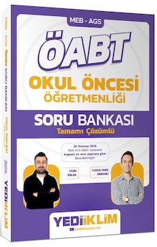 Yediiklim Yayınları 2027 Meb Ags Öabt Okul Öncesi Öğretmenliği Tamamı Çözümlü Soru Bankası Yediiklim Yayınları 2027 Meb Ags Öabt Okul Öncesi Öğretmenliği Tamamı Çözümlü Soru Bankası