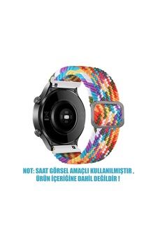Samsung Galaxy Watch 6 40mm Kordon Braided Loop Band Çok Renkli Samsung Galaxy Watch 6 40mm Kordon Braided Loop Band Çok Renkli
