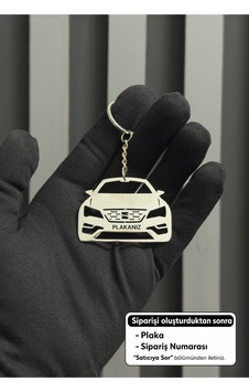 Plakanıza Özel Seat Leon Paslanmaz Çelik Anahtarlık Plakanıza Özel Seat Leon Paslanmaz Çelik Anahtarlık