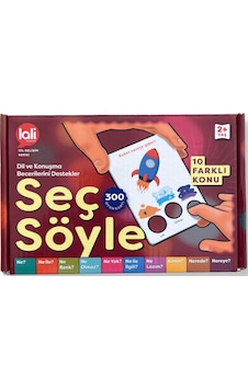 Lali Seç Söyle Dil ve Konuşma Becerisi Kartları 300 kart  2+ Yaş