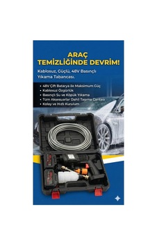 48v Şarjlı Çift Bataryalı Taşınabilir Basınçlı Oto Elx28697-f6697