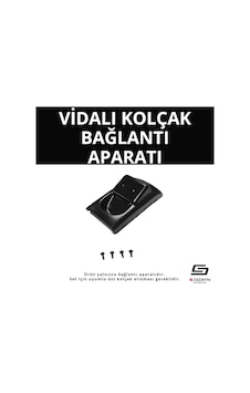 S-dizayn Citroen C3 Abs Vidalı Kol Dayama Kolçak Alt Adaptör 2009-2016 A+kalite