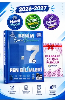 Benim Hocam Yayınları 7. Sınıf Fen Bilimleri Soru Bankası 2027 Benim Hocam Yayınları 7. Sınıf Fen Bilimleri Soru Bankası 2027