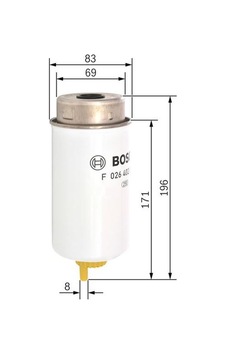 BOSCH F026400504 HAVA FİLTRESİ