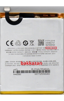 Meizu Meilan Note 6 M6 Ba721 M721Q Batarya Pil