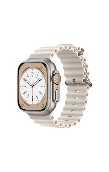 Newface Apple Uyumlu Watch 42mm Ocean Kordon Semeglbl - 12 - Krem Newface Apple Uyumlu Watch 42mm Ocean Kordon Semeglbl - 12 - Krem