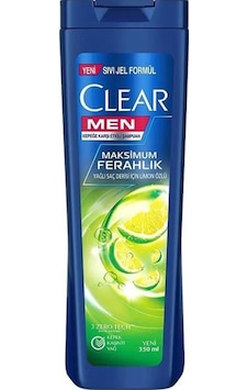 Clear Men Maksimum Ferahlık Kepeğe Karşı Etkili Şampuan 350 ML