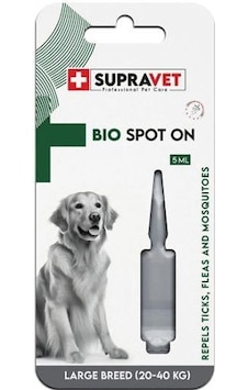 Supravet Büyük Irk Köpek Deri Ve Tüy Bakım Dış Parazit Bitkisel Damla Large Breed 5 Ml