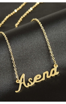 Gld-spt- Asena İsimli Kolye -sarı altın Gld-spt- Asena İsimli Kolye -sarı altın