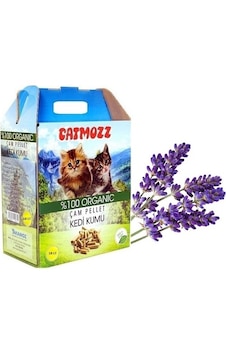 Catmozz Lavender Doğal Organik Lavanta Kokulu Çam Peleti Kedi Kumu 10 L Catmozz Lavender Doğal Organik Lavanta Kokulu Çam Peleti Kedi Kumu 10 L