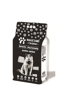 Magicsand Cat Litter Active Carbon İnce Topaklaşan Kedi Kumu 10 L Magicsand Cat Litter Active Carbon İnce Topaklaşan Kedi Kumu 10 L