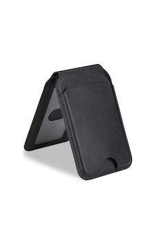 Zore Crd-11 Standlı Deri Görünümlü Magnetik Kartlık Siyah