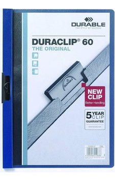 Durable 2209 Duraclip 60 25 Sayfa Kapasiteli Sıkıştırmalı Dosya Lacivert Renk Lacivert Durable 2209 Duraclip 60 25 Sayfa Kapasiteli Sıkıştırmalı Dosya Lacivert Renk Lacivert