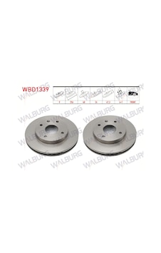 Chevrolet Lacetti J200 1.4ı 16v -1.6ı 2006-2012 I Ön Havalı 4 Bjn 256x24x60x47,3 Fren Diski