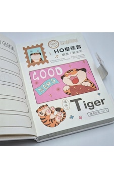 Bakgelal Sevimli Kaplan Tasarımlı Lucky Tiger Manyetik Klipsli Hediyelik Defter Ve Günlük - 9049999741694 Çok Renkli Bakgelal Sevimli Kaplan Tasarımlı Lucky Tiger Manyetik Klipsli Hediyelik Defter Ve Günlük - 9049999741694 Çok Renkli