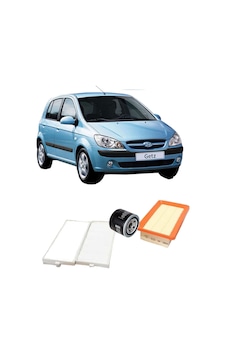 Hyundai Getz Filtre Bakım Seti Benzinli Motorlara Uyumlu Hyundai Getz Filtre Bakım Seti Benzinli Motorlara Uyumlu