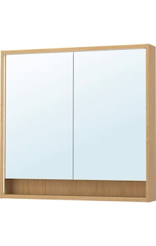 Banyo Duvar Dolabı, Meşe Görünümlü, 100x15x95 Cm Açık Ceviz Banyo Duvar Dolabı, Meşe Görünümlü, 100x15x95 Cm Açık Ceviz