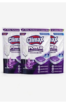 Power Bulaşık Makinesi Tableti 40 Lı X 3 Paket