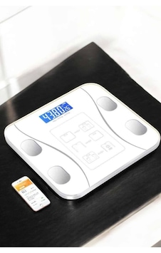Tartı Baskül Dijital Elektronik Tartı Vücut Analiz Wifi Akıllı Yağ Ölçer Açık Beyaz Tartı Baskül Dijital Elektronik Tartı Vücut Analiz Wifi Akıllı Yağ Ölçer Açık Beyaz