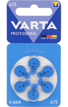 675 NO KULAKLIK PİLİ 6LI PAKET VARTA 675 NO KULAKLIK PİLİ 6LI PAKET VARTA