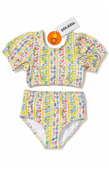 Soleda Kız Bebek Çocuk Bikini Fruits Mavi Soleda Kız Bebek Çocuk Bikini Fruits Mavi