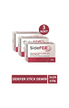 Sidefer 20 Sticks 3 Adet Sidefer 20 Sticks 3 Adet