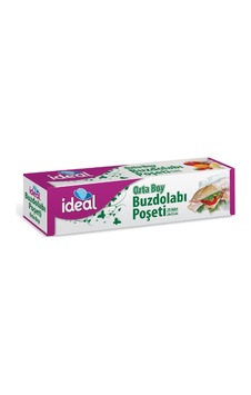 Ideal Orta Boy Buzdolabı Poşeti 20'li 24 x 33 CM Ideal Orta Boy Buzdolabı Poşeti 20'li 24 x 33 CM