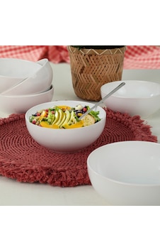 Keramika Mat Beyaz Delta Çorba Kasesi 14 Cm 6 Adet Keramika Mat Beyaz Delta Çorba Kasesi 14 Cm 6 Adet