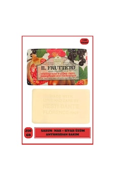Nesti Dante IL Frutteto Pomegranate and Blackcurrant Katı Sabun 250 G Nesti Dante IL Frutteto Pomegranate and Blackcurrant Katı Sabun 250 G