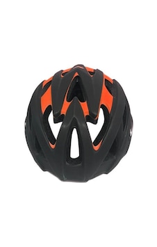 Kron Kask - Mv29 - Arka Led Lambalı - Fileli Siyah Turuncu Kron Kask - Mv29 - Arka Led Lambalı - Fileli Siyah Turuncu